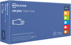 Luvas Nitrilo Mercator Nitrylex Classic Long